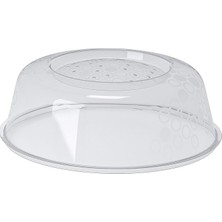 Fimer Mikrodalga Kapağı, 26 Cm, Gri, Prıckıg, Polipropilen Plastik, Yuvarlak, 1 Adet, Mikrodalga Fırına Uygun, Bulaşık Makinesinden Yıkanabilir