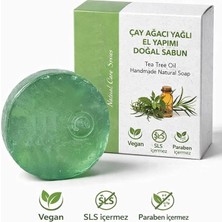Fimer Ağacı Yağlı El Yapımı Doğal Oval Sabun, Yağlı ve Karma Ciltler Için, 100 gr