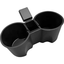 Fimer Parts Tesla Model 3 ve Model Y Orta Konsol Bardaklık ve Küllük, Silikon Malzeme ve Kolay Yıkanabilir Tam Uyum