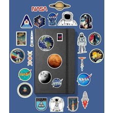 Fimer Uzay Sticker Paketi/bullet Journal Defter Çıkartma Ajanda Laptop Etiket