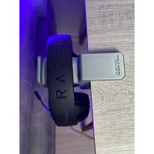 Fimer Asılabilir Kulaklık Standı – Sağlam, Kaydırmaz Keçeli, Ergonomik Stand, Steel Gray Edition
