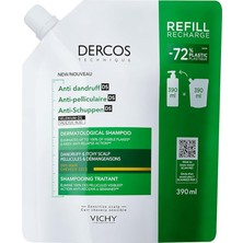 Fimer Dercos Anti Dandruff Kuru Saçlar Için Kepek Karşıtı Bakım Şampuanı Yeniden Dolum Paketi 390 ml