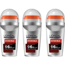 Fimer Paris 3'lü Men Expert Invinvible Anti Perspirant Roll On (3 x 50 Ml)