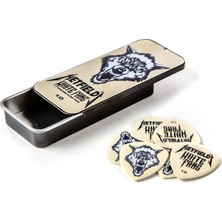 Fimer Dunlop Hetfield'ın Beyaz Dişi Özel 1.0mm Akış Gitar Seçim Kalay (PH122T100)