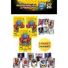Fimer Fifa 365 Adrenalyn Xl 2026 Trading Card Futbolcu Kartları 3 Paket (18 Kart) TYB6USULO2NHTKQ097