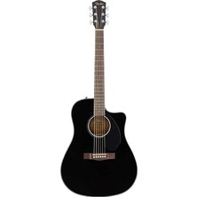 Fimer CD-60SCE Dreadnought Black Elektro Akustik Gitar