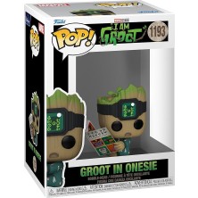 Fimer Pop! Marvel: I Am Groot, Groot In Onesie With Book
