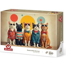 Fimer Puzzle Retro Yazına Hazır 500 Parça Puzzle
