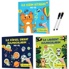Fimer Zeka Mucit Karınca 2. Seri Yaz-Sil Kitaplar Evde Etkinlik Seti 2-4 Yaş, Mucit2