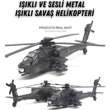 Fimer cm Sesli Işıklı Metal Helikopter Oyuncak – Çek Bırak Ses ve Işık Dayanıklı Model Helikopter