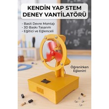 Fimer Yap Stem Deney Vantilatörü - Basit Elektrik Devresi Eğitim Seti (Dayanıklı Plastik Gövde)