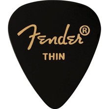 Fimer 351 Thin 1 Adet Gitar Penası Siyah Shape Premium Pick