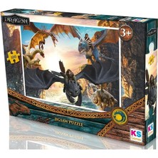 Fimer Games 100 Parçalık How To Train Your Dragon Erkek Çocuk Puzzle 5 Yaş Üzeri 2,5 mm Karton - HD714