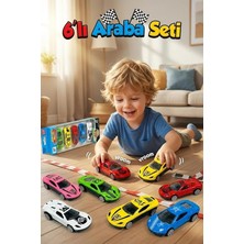 Fimer Metal Gövde Diecast Oyuncak Araba Seti - Dayanıklı Spor Yarış Arabaları - Mini Araç Paketi