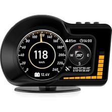 Fimer Hud Obd Obd2 Dijital Kilometre Rpm Su Sıcaklığı Basınç Hararet Araç Veri Ekranı Head Up Display
