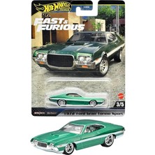 Fimer Wheels Fast-Furious Premium Araba 72 Ford Gran Torıno Sport HNW46-HYP72