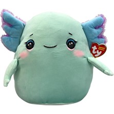 Fimer Squishy Beanies - Charlie L'axolotl, Mavi Gözlü Yumuşak Peluş Yastık, Büyükler ve Küçükler Için Hediye Fikri, Tüm Koleksiyonlar Için - 22 cm - T39394