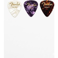 Fimer Classic Celluloid Guitar Picks 351 Shape – Heavy – Made In Usa – 3 Farklı Renkli Pena Seti