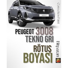 Fimer Market Peugeot 208 Partner 5008 2008 3008 Tekno Gri Fırçalı Rötuş Boyası 20 Ml, Kca-Pejoff