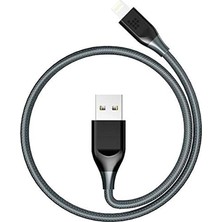 Fimer LTA14 Çift Örgülü Apple Lightning Şarj Kablosu, 1.2 Metre