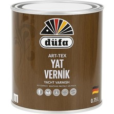 Fimer Art Tex Yat Vernik Parlak 0,75 Lt | Dış Mekan Ahşap Koruyucu | Uv Dayanımlı, Suya ve Darbelere Karşı Güçlü Şeffaf Vernik | Tekne, Kapı, Mobilya, Pergole, Ahşap Yüzeyler Için