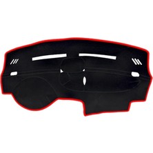Fimer Koruma Halısı Siyah Kenar Renk Kırmızı Peugeot 307 2001-2008 ile Uyumlu