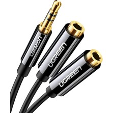 Fimer 3.5mm 2'li Aux Kulaklık Çoklayıcı, Siyah