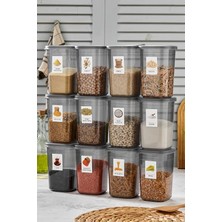 Fimer 1200 ml Sızdırmaz Kapaklı Saklama Kabı Seti, CAN.OB.120012