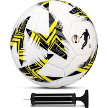 Fimer Futbol Topu Europe Ligi Pompalı Set Dayanıklı Sert Zemin Halı Saha Futbol Topu 100