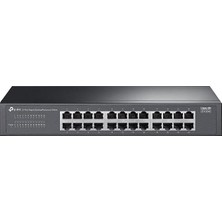 Fimer LS1024G | 24 Port Gigabit Switch | Masaüstü & Rackmount | Tak ve Çalıştır | Qos Desteği | Enerji Verimli | Sessiz Fansız Tasarım | Metal Kasa | 10/100/1000 Mbps