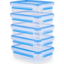 Fimer Masterseal Fresh 5'li Saklama Kabı Seti - Mavi