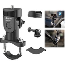Fimer U-Bolt Mount INSTA360 Ace Pro/gopro 12/dji Osmo Action 4/INSTA360 X3 ile Uyumlu Eylem Kamerası Bisiklet Tutucusu Motosiklet Tutucusu