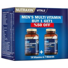 Fimer Multi Vitamin Complex Men's | Erkeklere Özel Multivitamin | 14 Vitamin + 7 Mineral + Bitkisel Ekstreler | Zaman Salınımlı | 2.% 50 Indirimli Avantaj Paketi