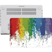 Fimer MacBook Air 13 Inç Kılıf A2337 M1 A2179 A1932 Uyumlu Mat Sert Kapak Uv Baskılı Modern Desenli Koruyucu Hard Case Ince Hafif Laptop Kılıfı Çok Renkli