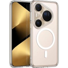 Fimer Pura 90 Pro Kılıf Kablosuz Şarj Özellikli Sararmaz Kristal Sert Kapak Şeffaf [pura 90 Pro ile Uyumlu]