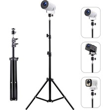 Fimer Taşınabilir Projeksiyon Cihazı Vb 1/4 Vida Girişli 2.1 mt Eğim ve Açı Ayarlamalı Tripod - AL5173