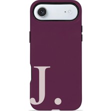 Velvoria iPhone 17 Air Valestra Çift Katmanlı Korumalı Kılıf Wine Blush J