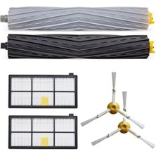 Fimer ile Uyumlu Roomba 800 850 860 861 864 866 870 880 890 900 960 980 Serisi Hepa Filtre,fırça Yedek Parça Yenileme Seti-6 Parça