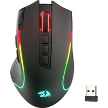 Fimer M612 Pro Rgb Oyun Faresi, 8000 Dpı Kablolu/kablosuz Optik Oyuncu Faresi, 9 Programlanabilir Tuş ve Arka Plan Aydınlatması, Bt & 2.4g, Yazılım Destekli, Rapid Fire Button