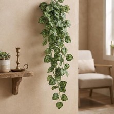 Fimer Yaprak Sarmaşık Doğal Görünümlü Zincir Karpuz Desenli (2 Adet) Dal 2 x 240 cm (480 Cm), Iç/dış Mekan, Bahçe, Balkon, Doğalgaz Borusu Dekoratif Süsü, Peyzaj ve Organizasyon Dekorasyonu