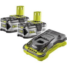 Fimer Şarj Cihazlı Akü Seti (18 V, 2 x Pil 5 Ah, Şarj Süresi 60 Dakika, Şarj Durumu Göstergesi, 3 x Daha Fazla Çalışma Süresi) RC18150-250