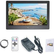 Fimer Inç Dijital Fotoğraf Çerçevesi Masaüstü Elektronik Albüm IPS Ekran Fotoğraf/video/müzik/saat/takvim Fonksiyonları Arka Standlı Uzaktan Kumandalı