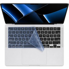 Fimer MacBook ile Uyumlu Klavye Koruyucu, M1 M2 M3 M4 M5 ve A2442 A2779 A2918 A3404 Uyumlu Silikon Klavye Kılıfı, Toz Kırıntı Koruma