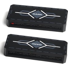 Fimer Argb Hub 6 Fan Takılabilir 3+3pin, Anakart Kontrollü, Sata Güç Bağlantı (Dkckhubargb)