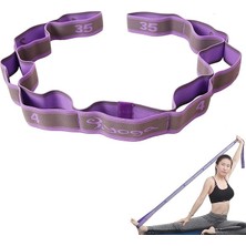 Esneme Kayışı, Elastik Yoga Esneme Kayışı, 9 Ilmekli Yoga Kayışı, Fizik Tedavi, Pilates, Dans ve Jimnastik Için Esneme Bandı
