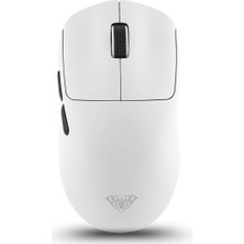 Fimer SC800 Lightweight PAW3395 Sensor 26000 Dpı 8000Hz Kablolu ve Kablosuz Gaming Oyuncu Mouse Beyaz
