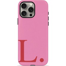 Velvoria iPhone 15 Pro Max Valestra Magsafe Çift Katmanlı Darbe Korumalı Kılıf Poppy Pink L