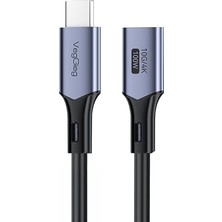 Fimer USB 3.2 Gen 2 Type-C Uzatma Kablosu Usb-C 100W 10GBPS 4K 60Hz 2 Metre