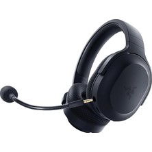Fimer Barracuda x - Kablosuz Çoklu Platform Oyun ve Mobil Kulaklık (Smartswitch Çift Kablosuz, Ergonomik Tasarım, Triforce 40MM, Kardioid Mikrofon, Kulaklık Üstü Kontroller, 50 Saat Pil Usb-C) Siyah
