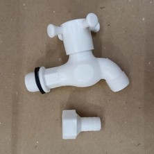 Fimer Takılabilen Aç-Kapa Özellikli Plastik Bahçe Musluğu 7,5 cm